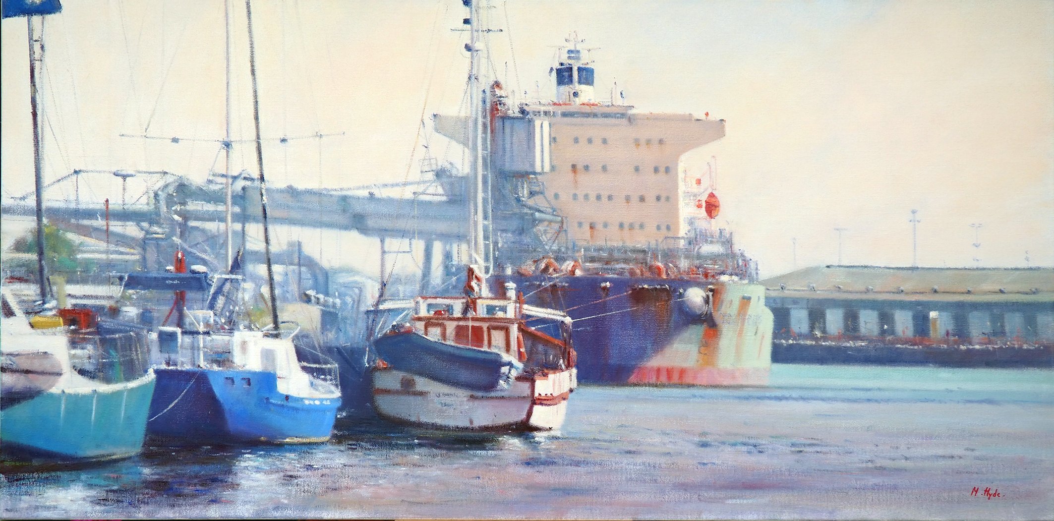 SHIPPING ON THE YARRA - Mary Hyde