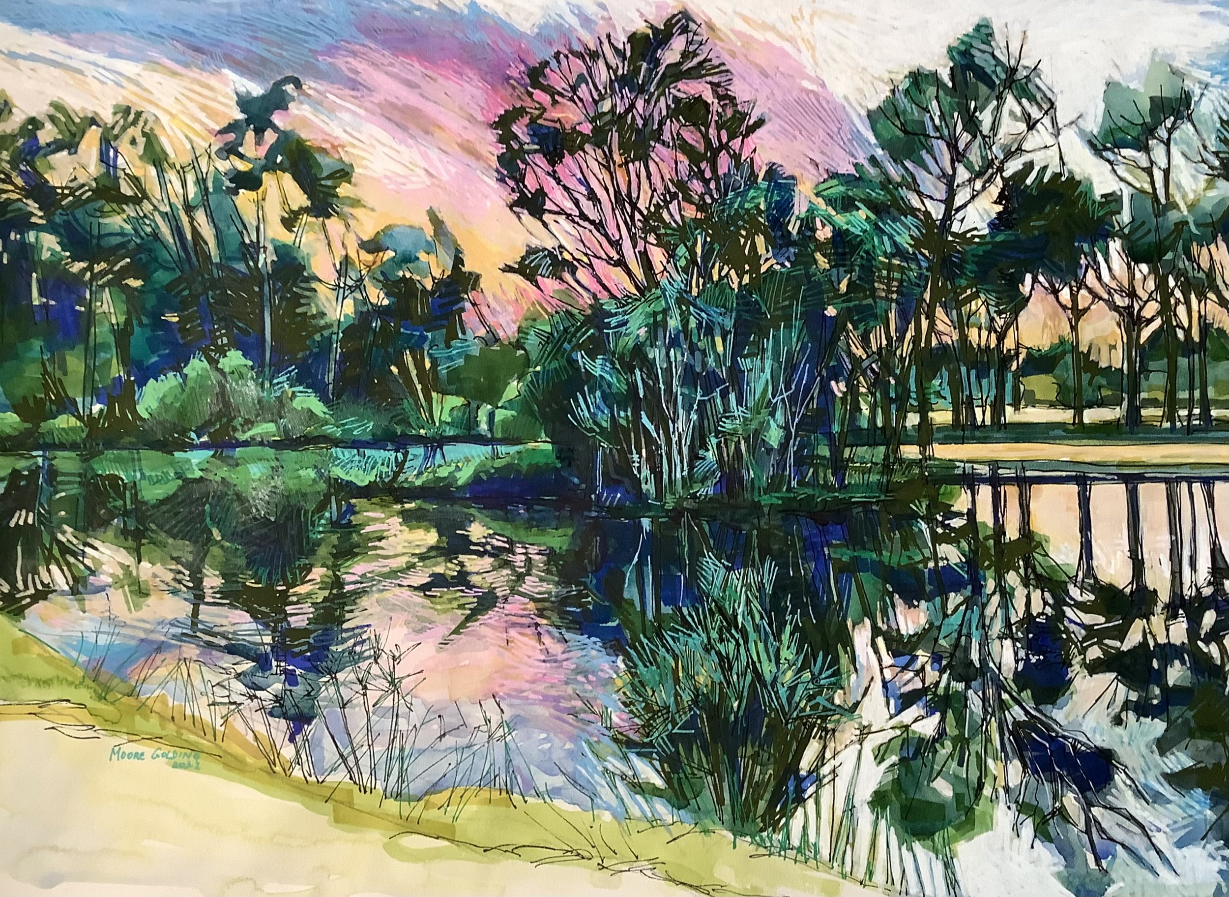 SUMMER DAWN, GARIWERD - Liz Moore Golding