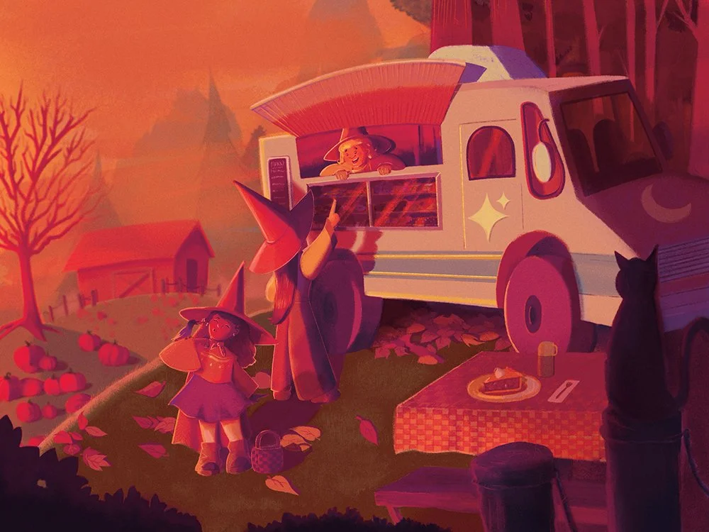 'Witch Autumn'
Inspired by pumpkin patches and fall markets