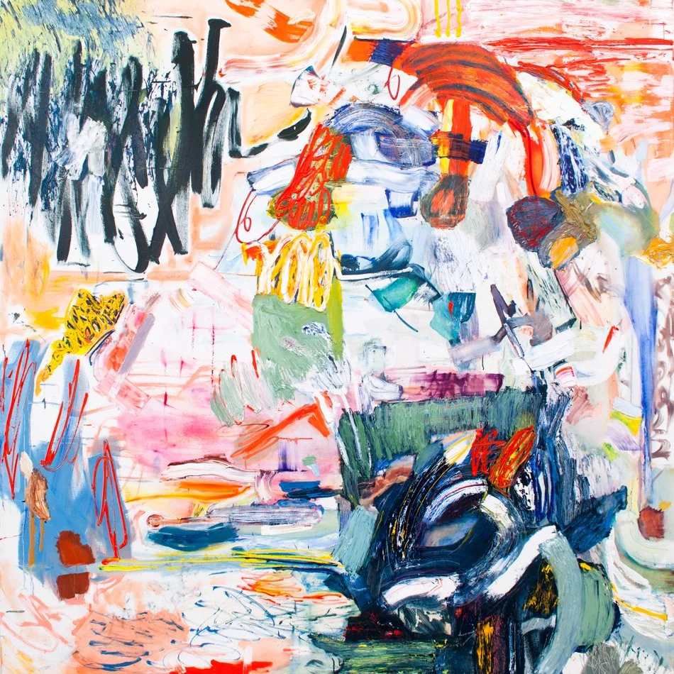 We Real Cool, oil on canvas, 2015, 200cm x 200cm