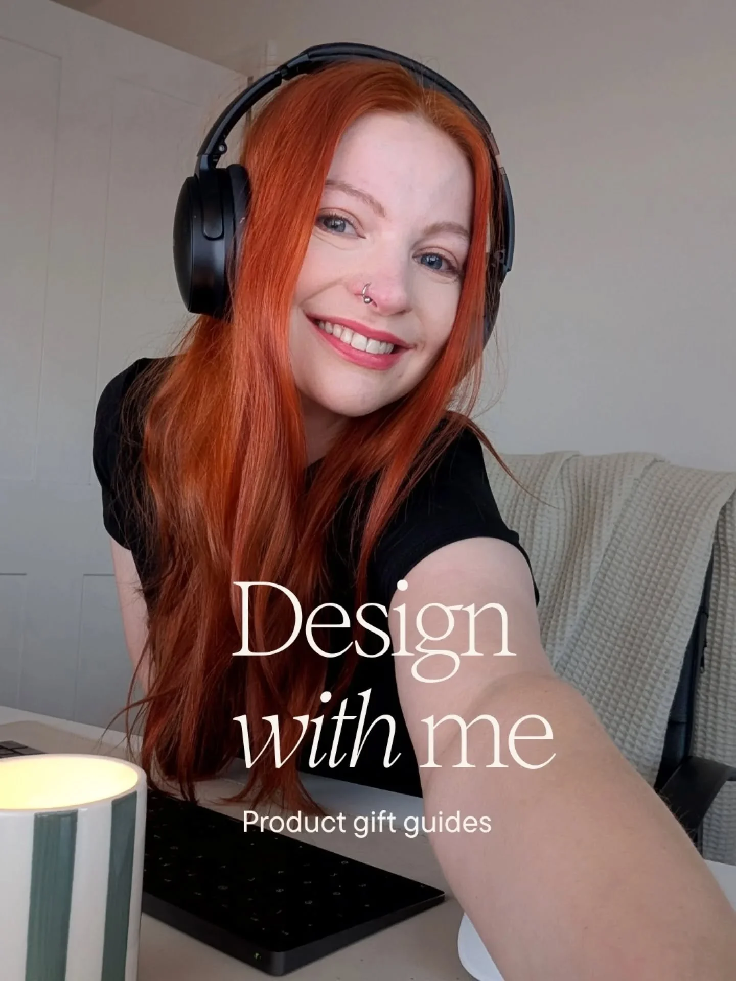 Grab your chair, get cosy, and sit next to me and watch as I design these product gift guide graphics.

Created during a design day, to help my client turn the product photos they already had into graphics that support more sales this shopping season
