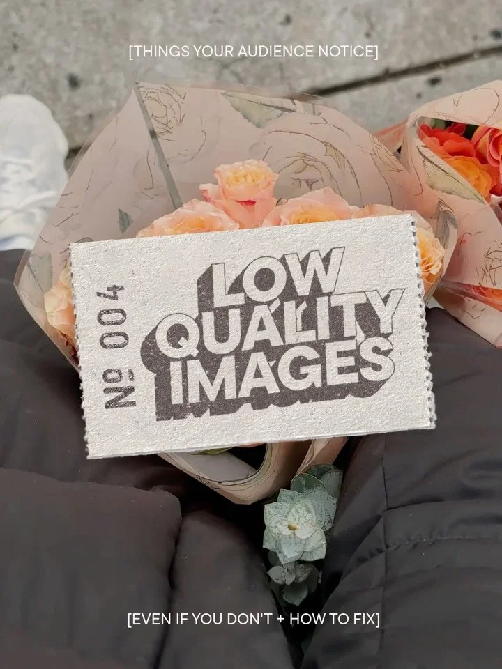 Let&rsquo;s talk about low quality visuals. 📸

You know you provide a great service, and your products are amazing but are your brand visuals like product images, social content and website graphics telling a different story? 

First impressions hap