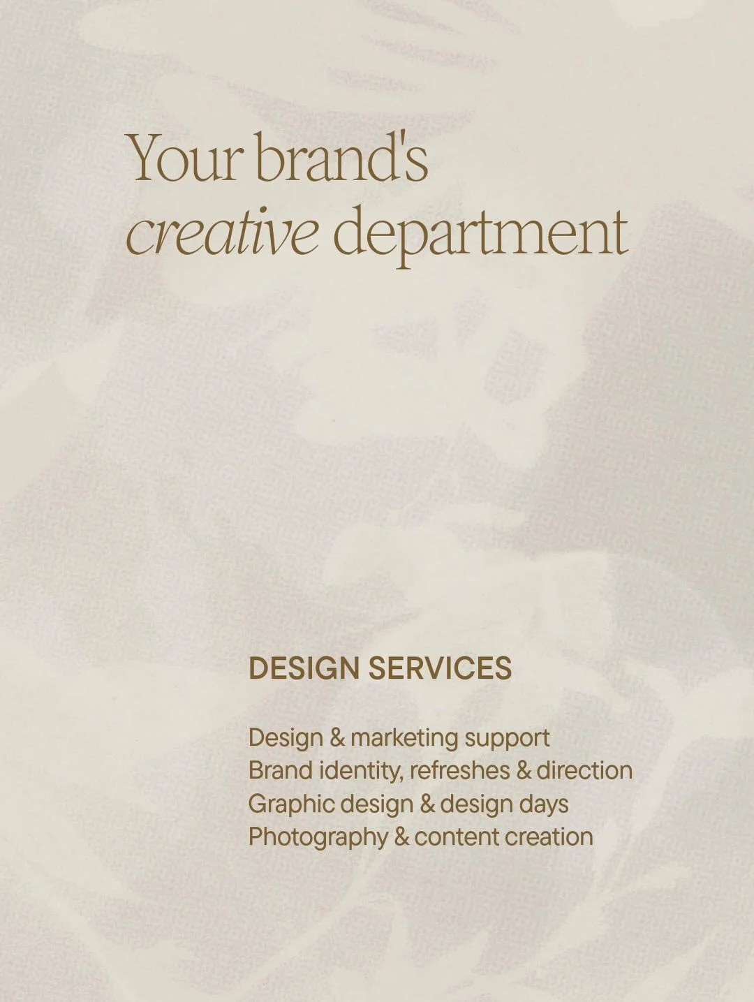 If you&rsquo;ve ever wished you had a designer in your corner who just gets it, that&rsquo;s exactly what I&rsquo;m here for. 🙋&zwj;♀️

I&rsquo;m Rubie and I run my one woman creative studio, Rubie Jo Creative. I work with kind business owners who a