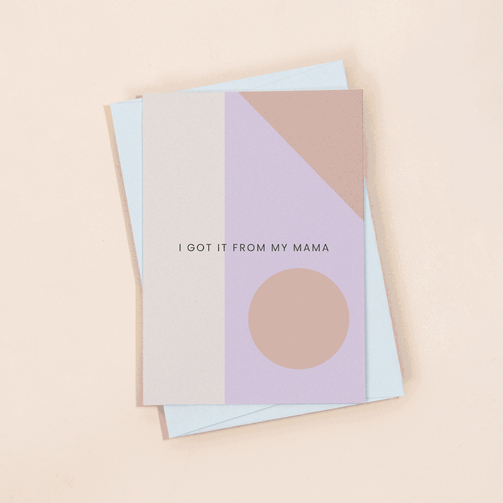 Minimal greeting card design for various occasions by Derby freelance designer.