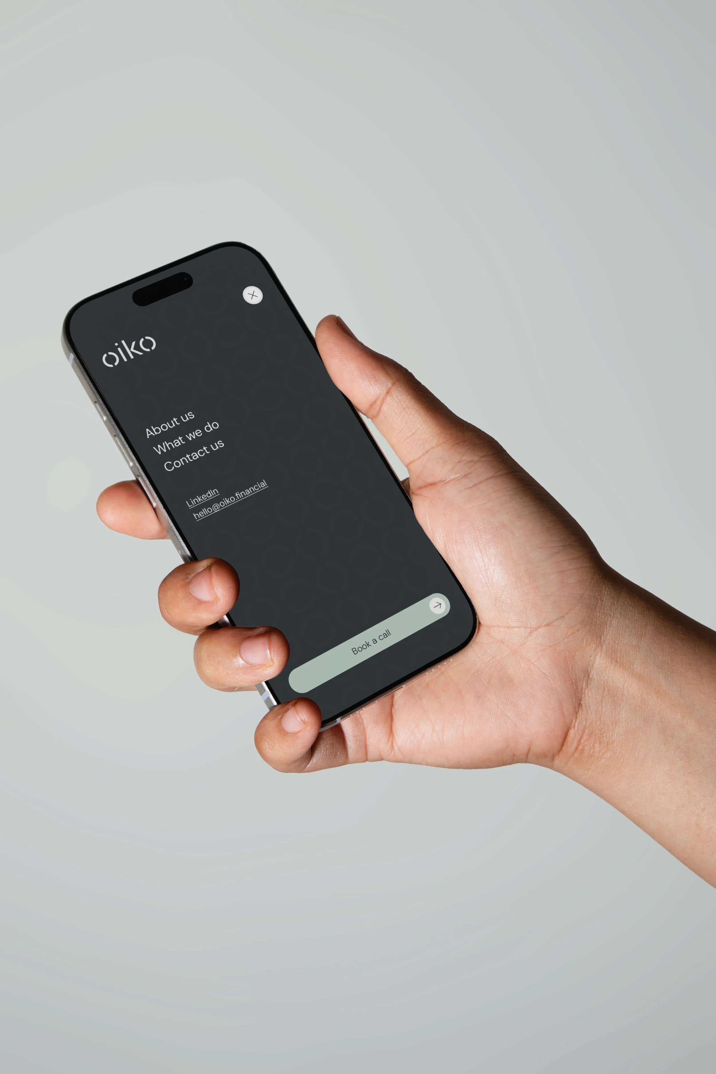 Mobile responsive website design for finance company showing user-friendly navigation by Derby graphic designer.