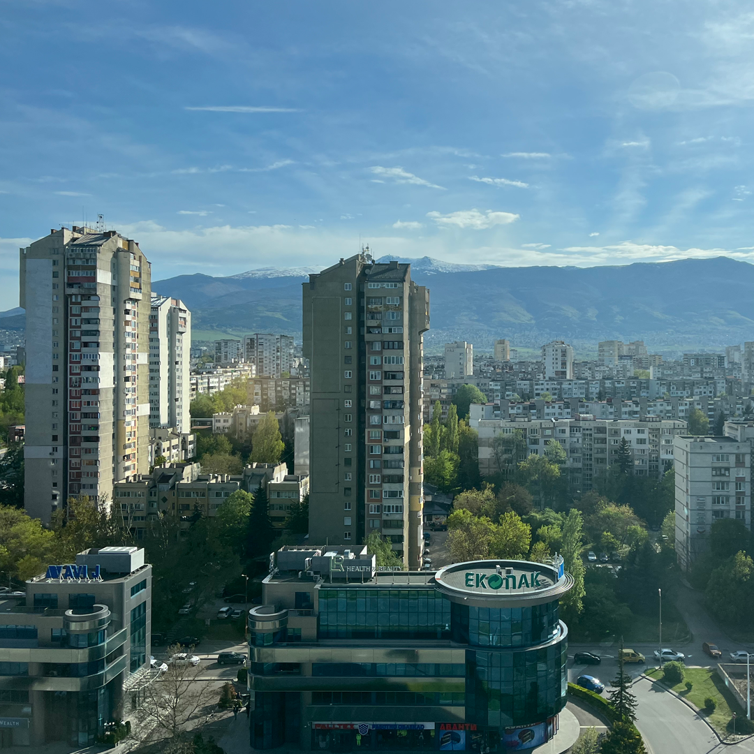 Hotel view in Sofia