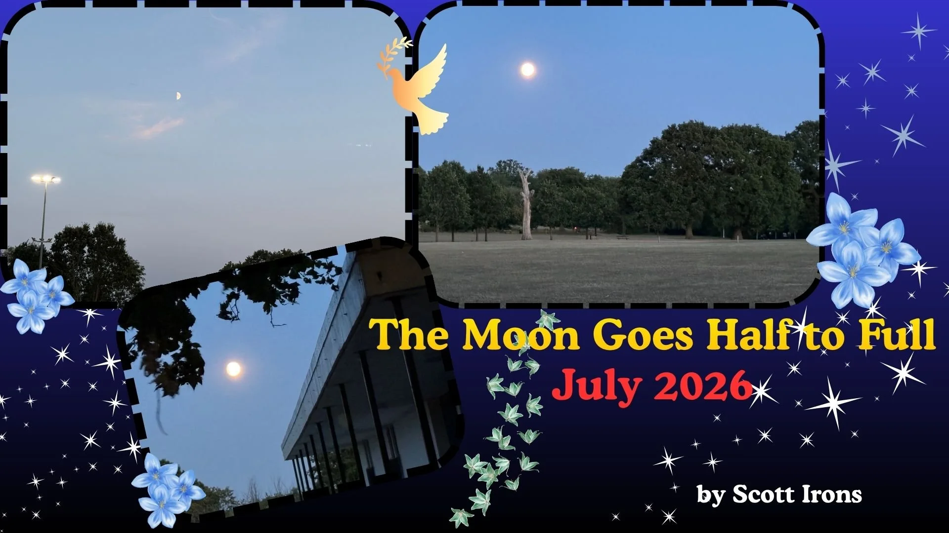 The Moon Goes Half to Full made by Scott Irons