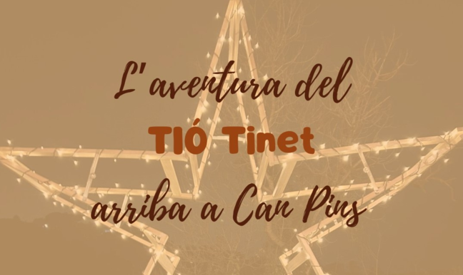 VISITA: Tió Tinet al Nadal de Can Pins