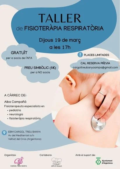 TALLER: Fisioteràpia respiratòria per a infants 0-3