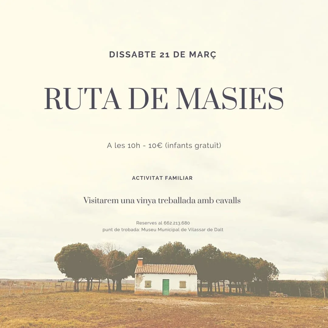 VISITA: Ruta de Masies
