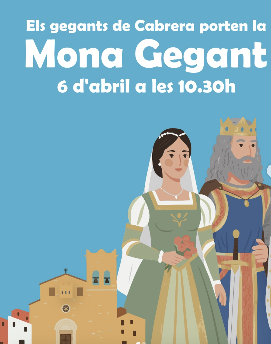 FESTA: la Mona Gegant a Cabrera de Mar