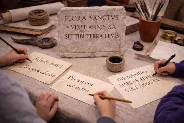 TALLER: L'escriptura romana