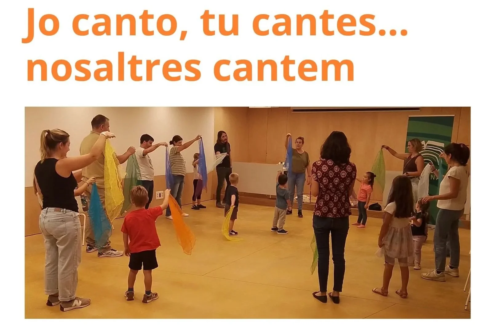 TALLER: 'Jo canto, tu cantes... nosaltres cantem'