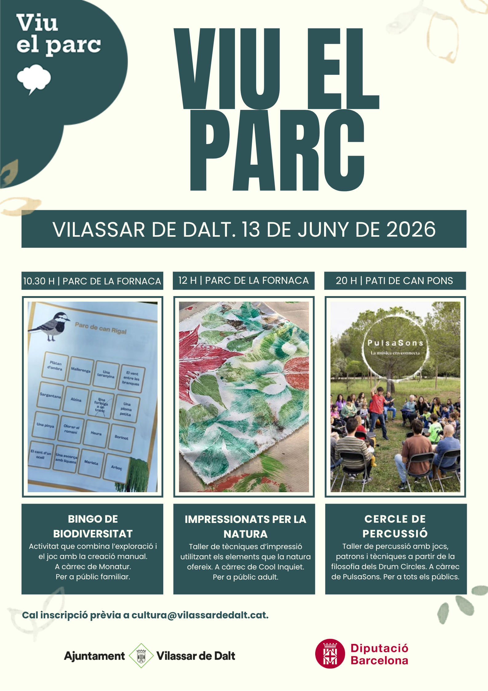 TALLER: Viu el Parc
