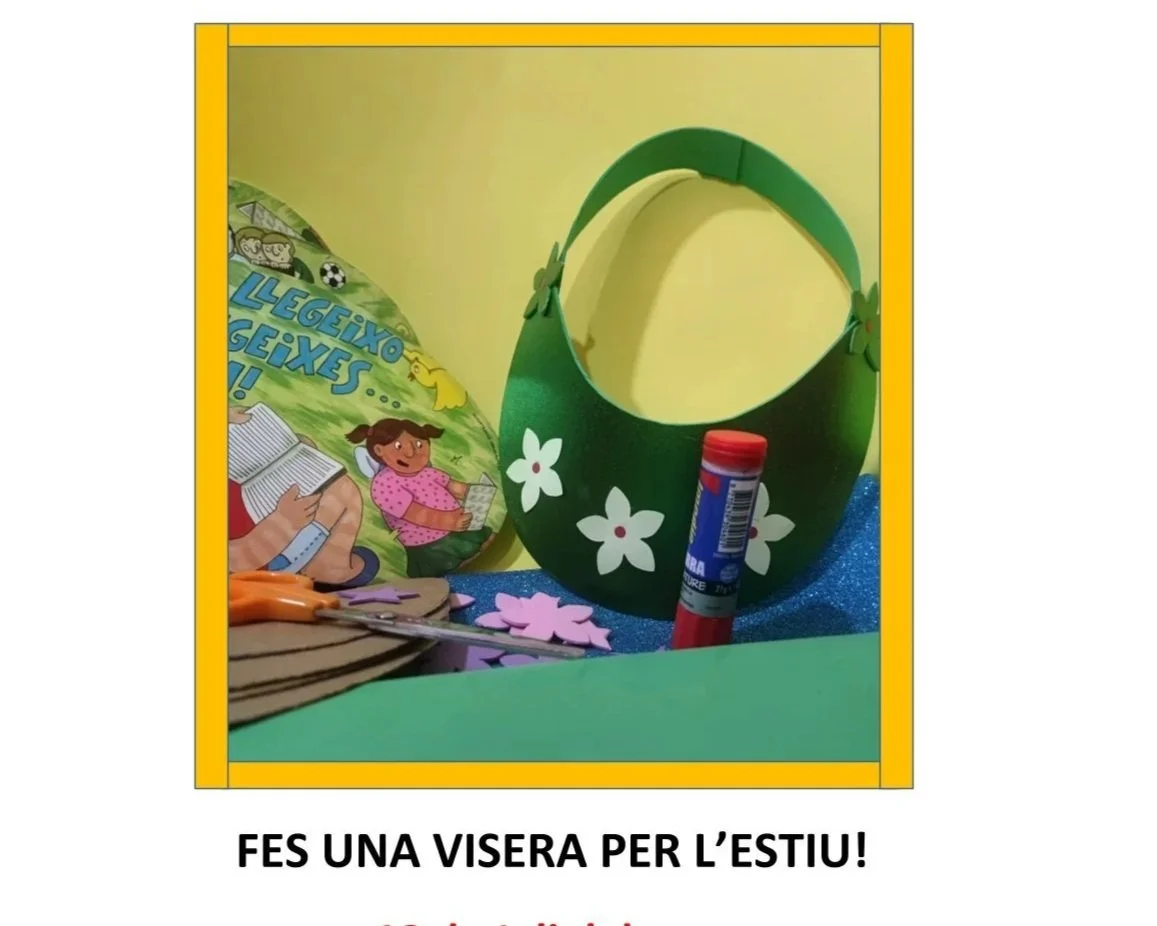 TALLER: Fes la teva visera per l'estiu