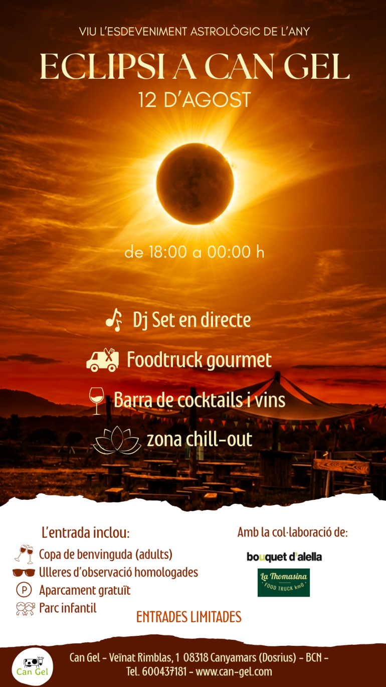 VISITA: L'Eclipsi a Can Gel