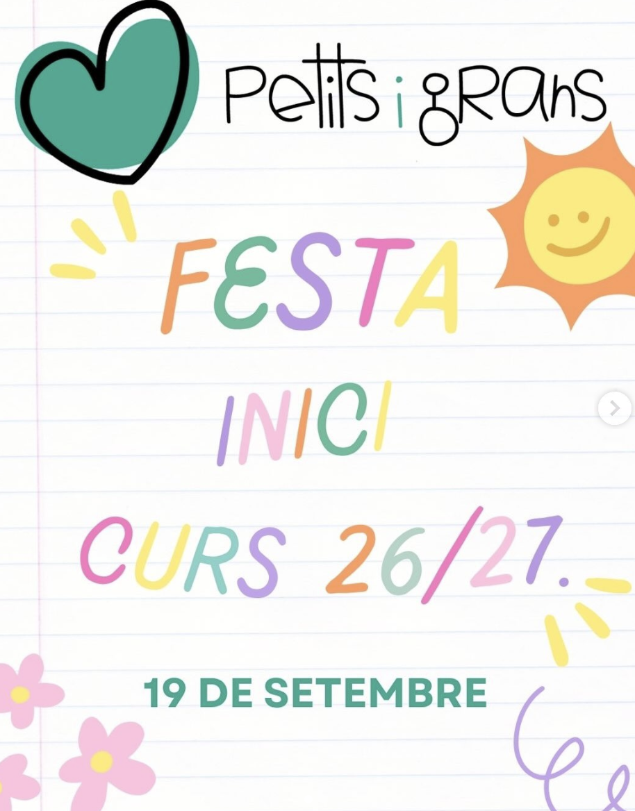 PORTES OBERTES: Festa d’Inici de Curs