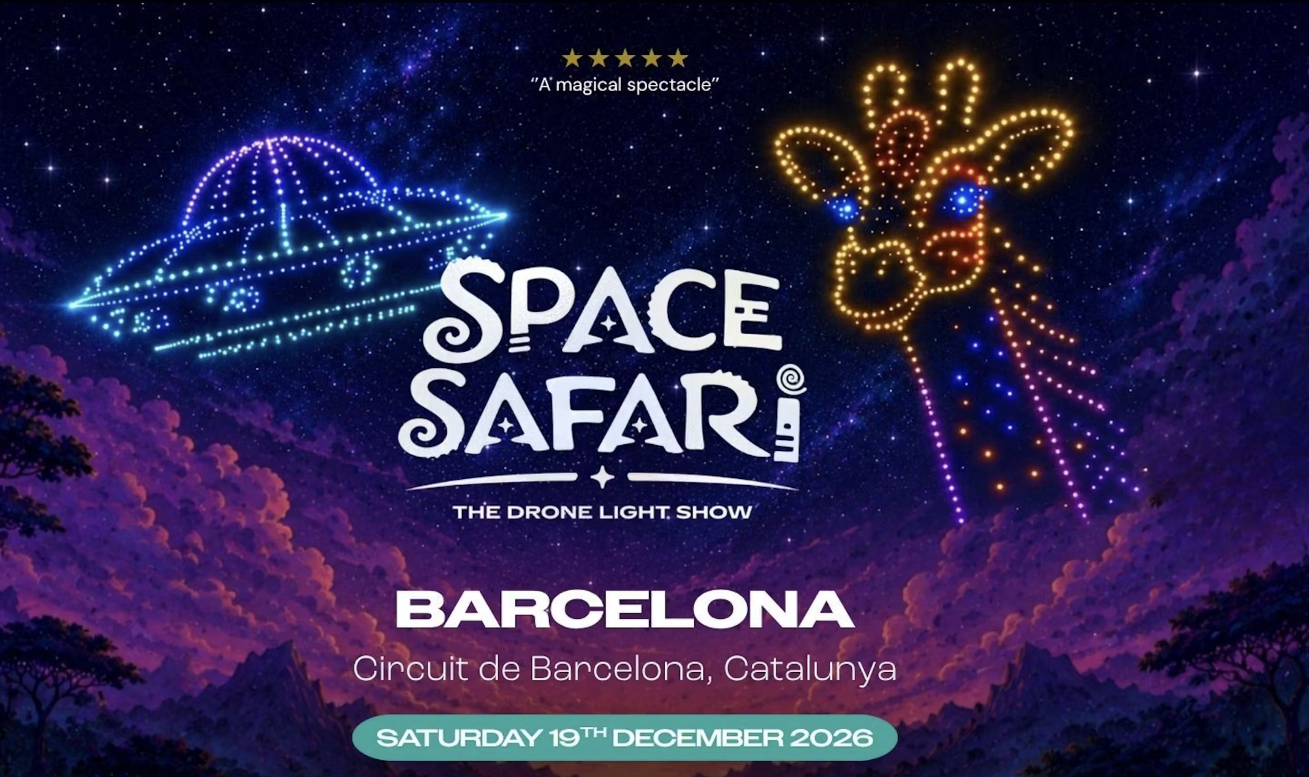 ESPECTACLE: SPACE SAFARI (amb drons)