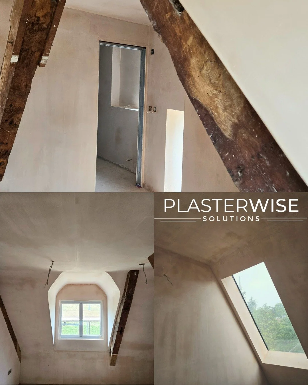 ✨ Smooth, seamless, and built to last ✨
Another stunning transformation by Plasterwise Solutions &mdash; expertly plastered interiors that highlight the character of exposed beams with a modern finish.

#PlasterwiseSolutions #Plastering #Skimming #Sm
