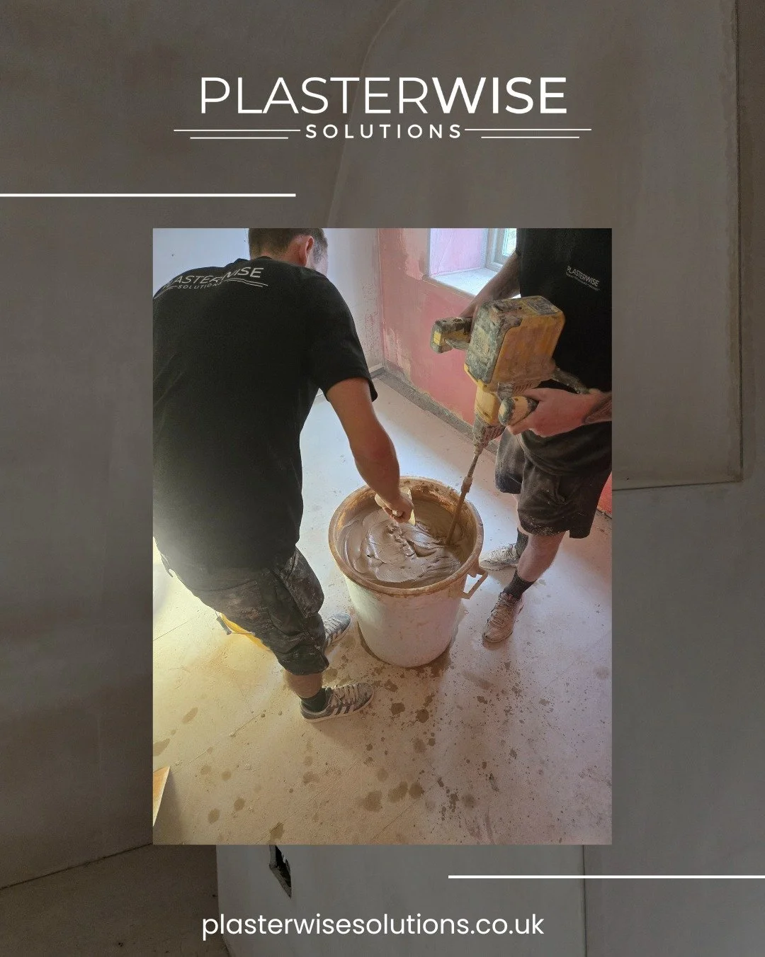 Every flawless finish starts with the right mix 👌
We put precision and care into every stage &mdash; from preparation to the final smooth coat.

#PlasterwiseSolutions #Plastering #PlasteringLife #PerfectMix #SmoothFinish #PlasteringServices #Buildin