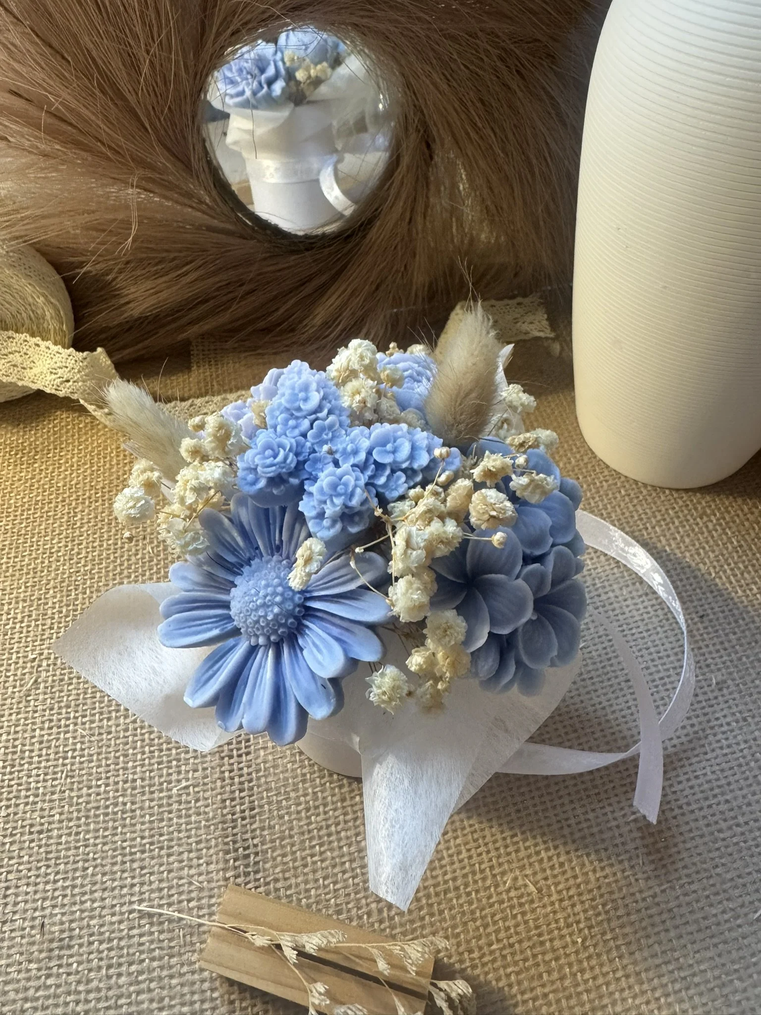 Bouquet de fleurs de cire