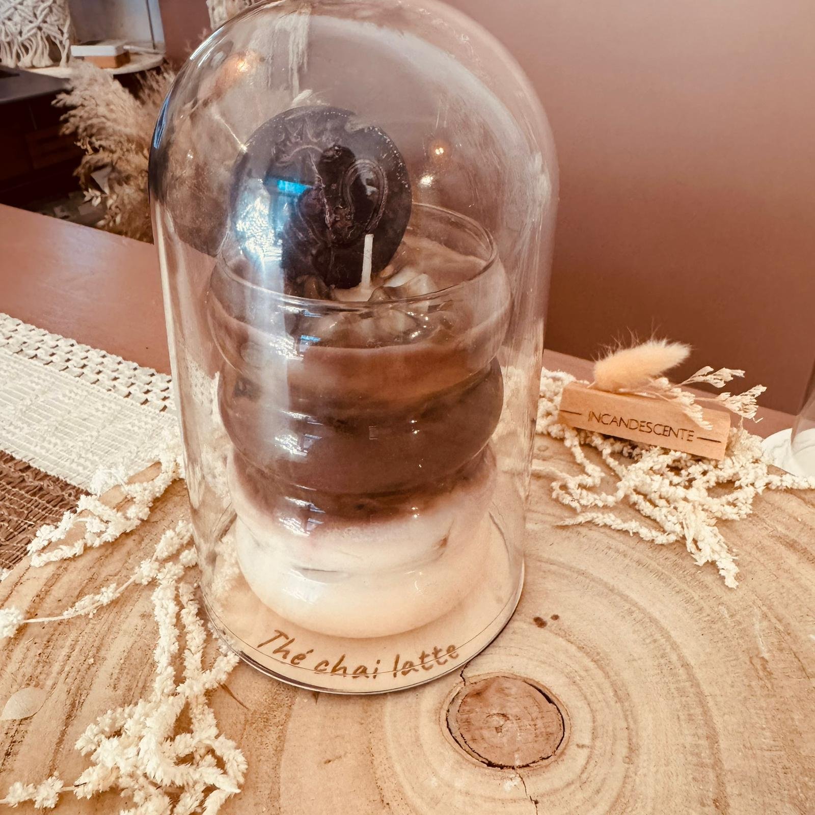 bougie thé chai latté