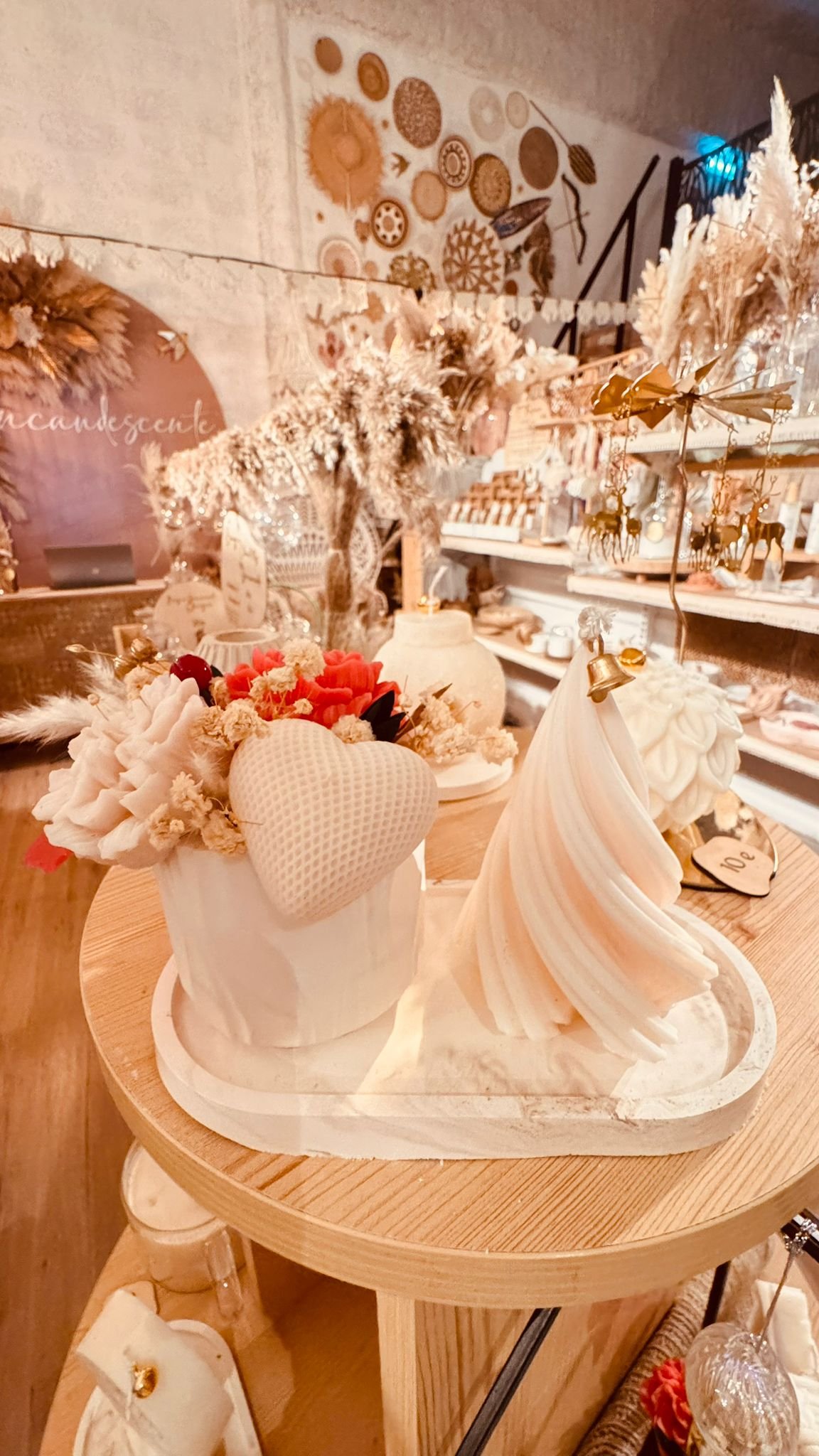 coffret de Noel bouquet, son sapin et son plateau