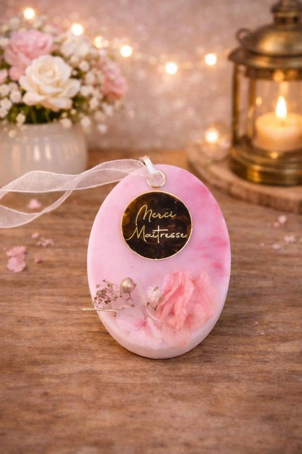 Médaillon de cire cadeau invité entièrement personnalisable