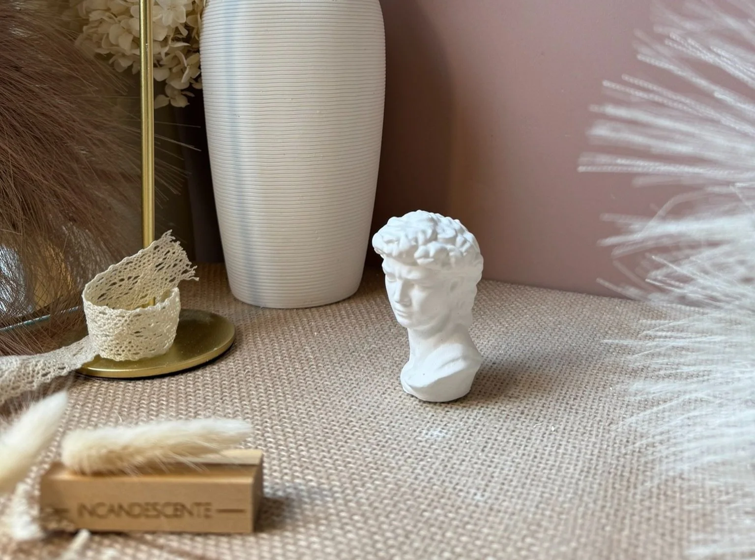 Buste Grec  en plâtre