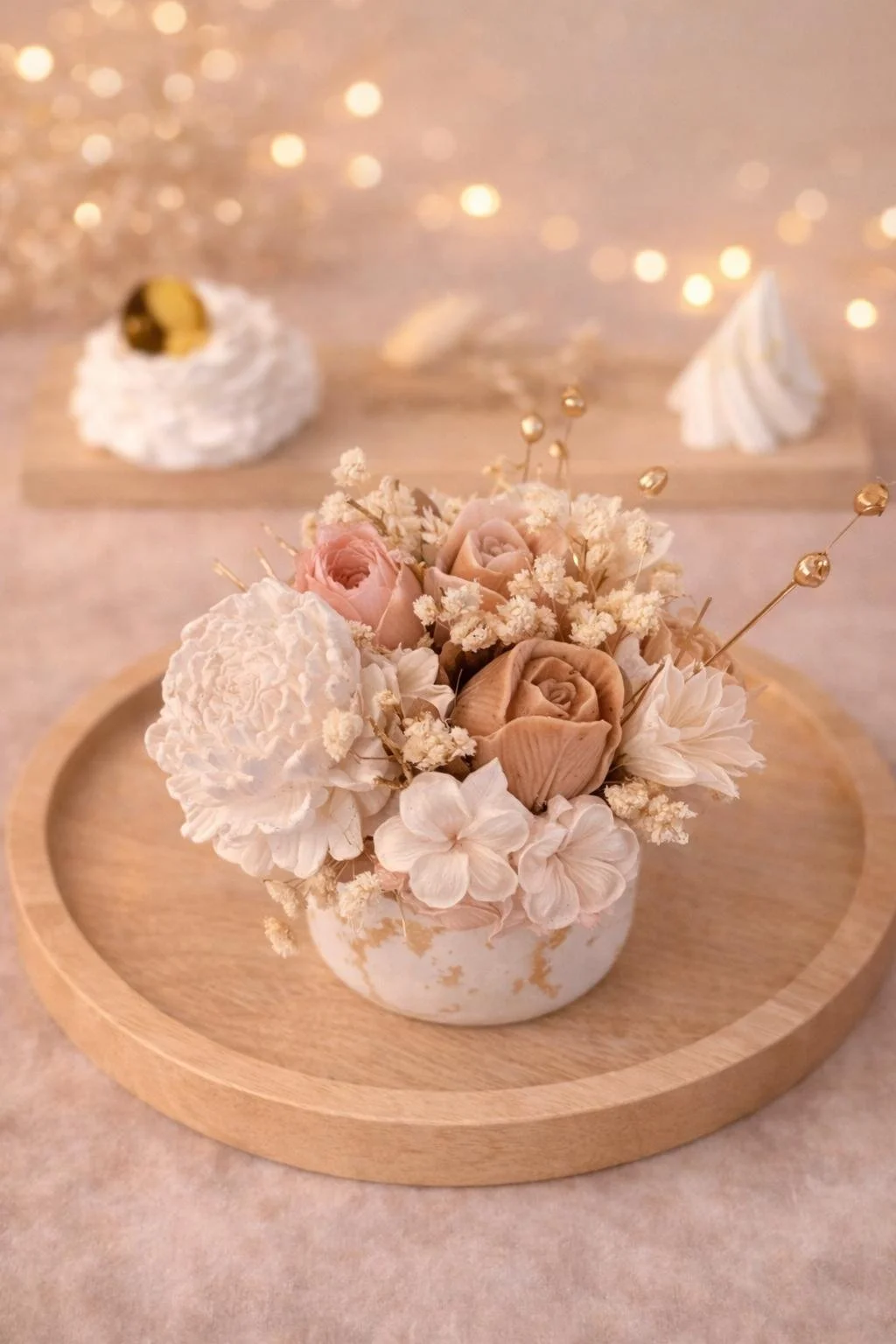 Bouquet centre de table entièrement personnalisable