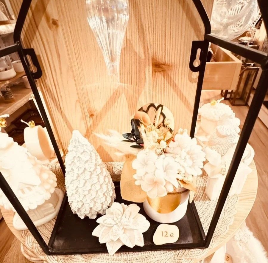 Bouquet de Noel en fleur de cire