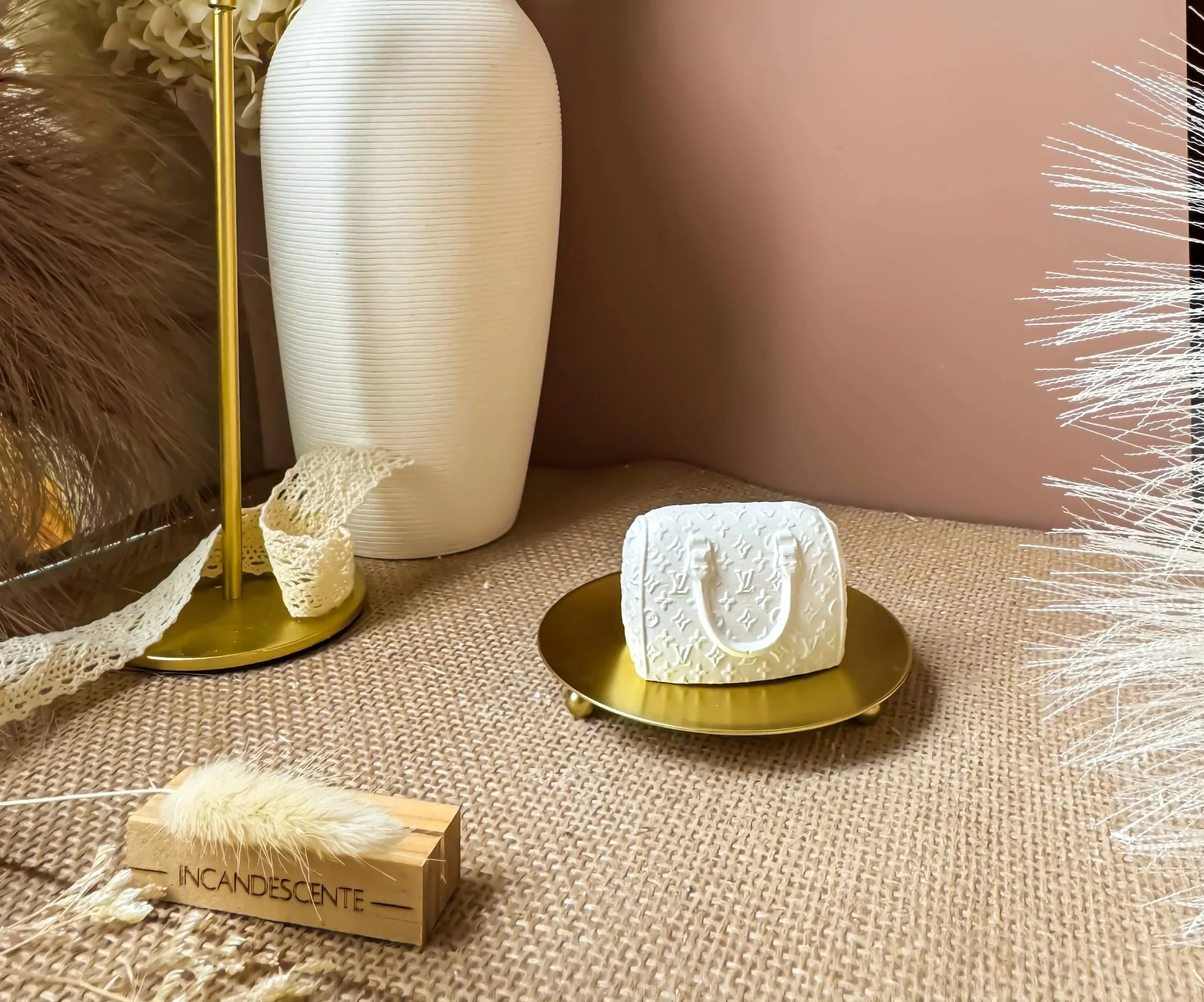 Sac à main mini LV en plâtre