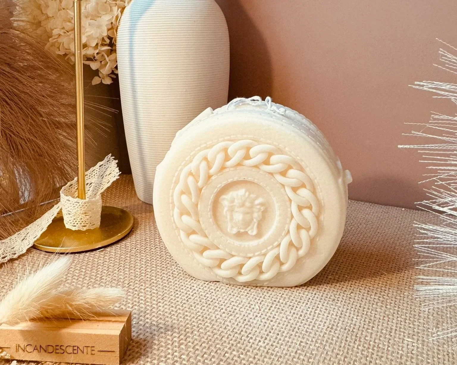 Bougie sac Hermès xl en cire