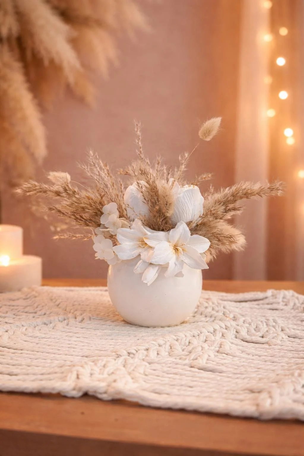 Bouquet de fleurs centre de table ou cadeau invité entièrement personnalisable