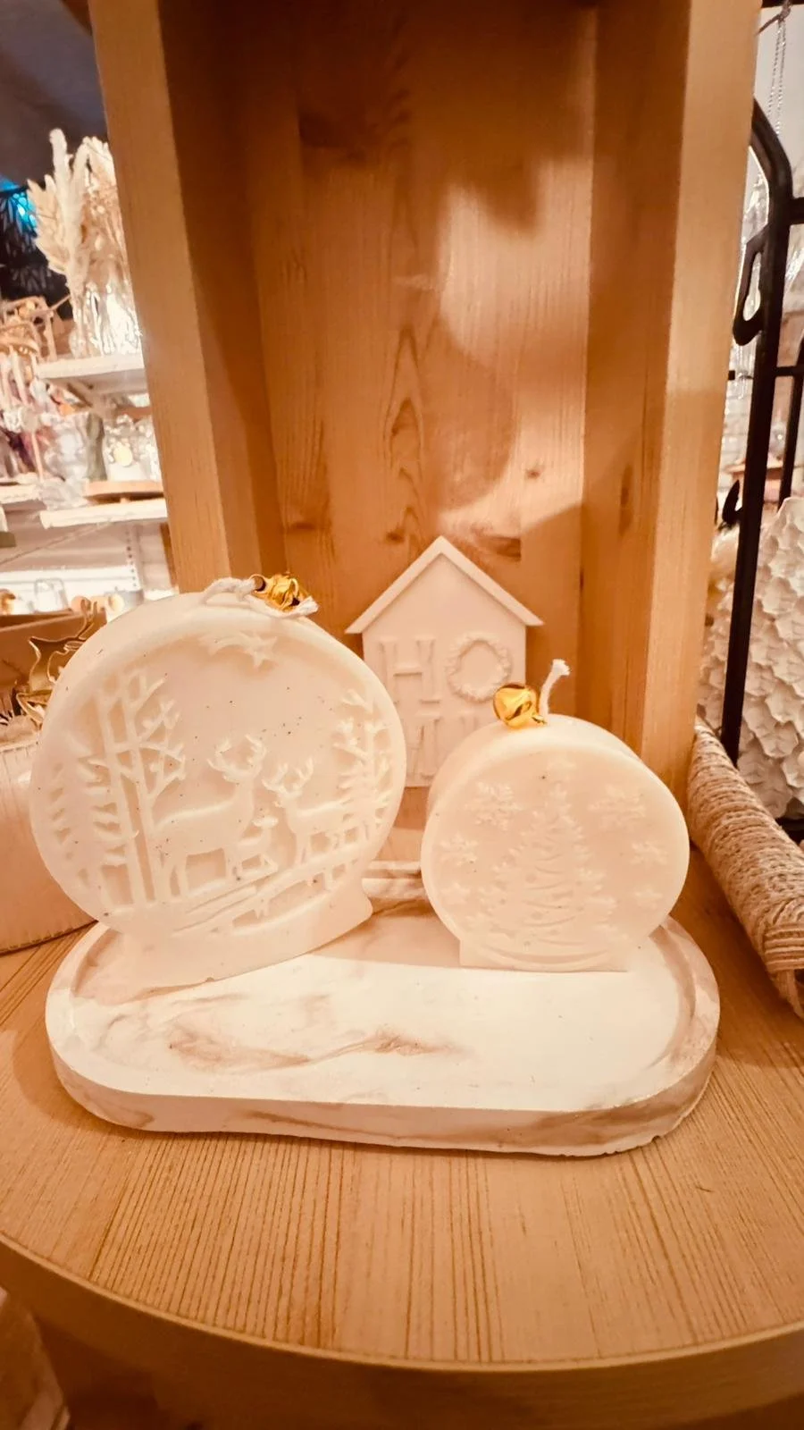 Boule de noël en cire