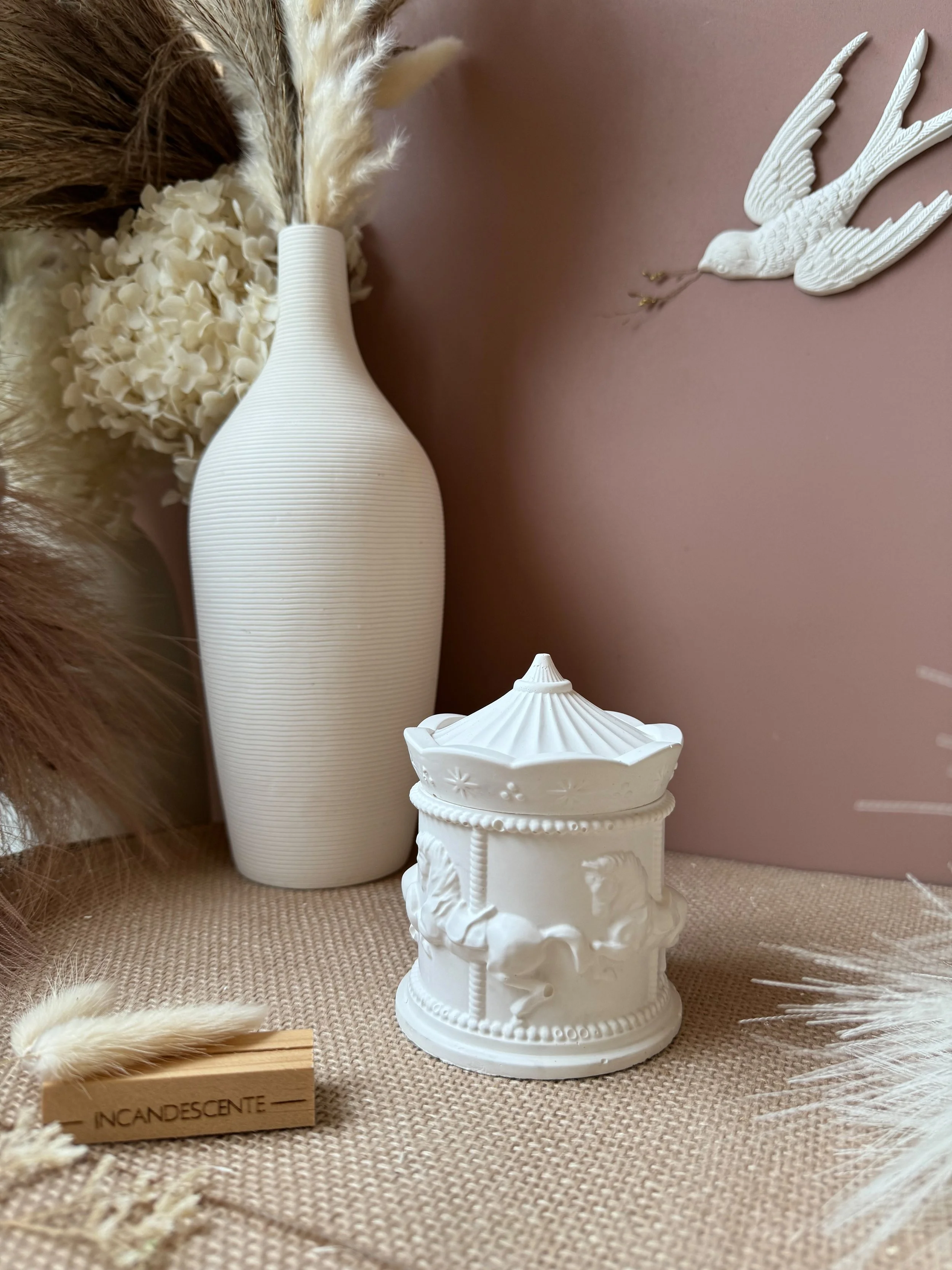 Carrousels baby en plâtre