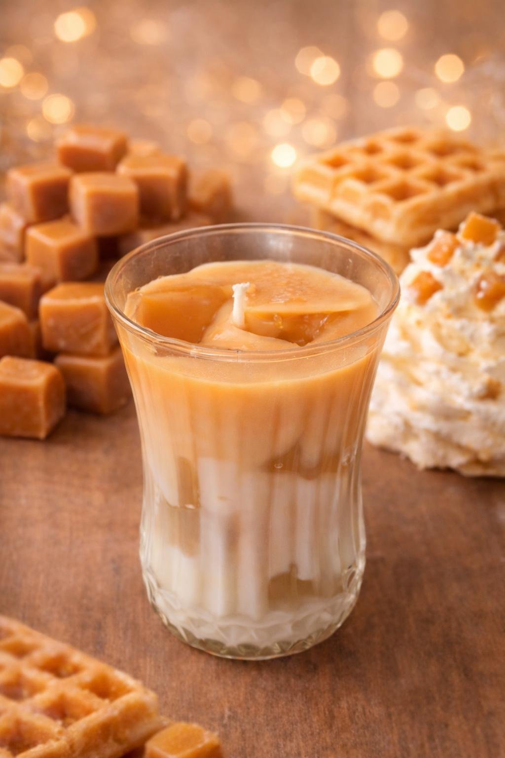 Bougie latté Caramel gourmand