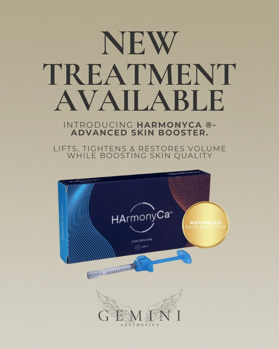 HArmonyCA now available at Gemini Aesthetics! ✨ 

A combination of filler and collagen stimulation&hellip;

💉 The hyaluronic acid part is what gives you the instant volume, hydration and lift straight away.

💉 The other part of this treatment works