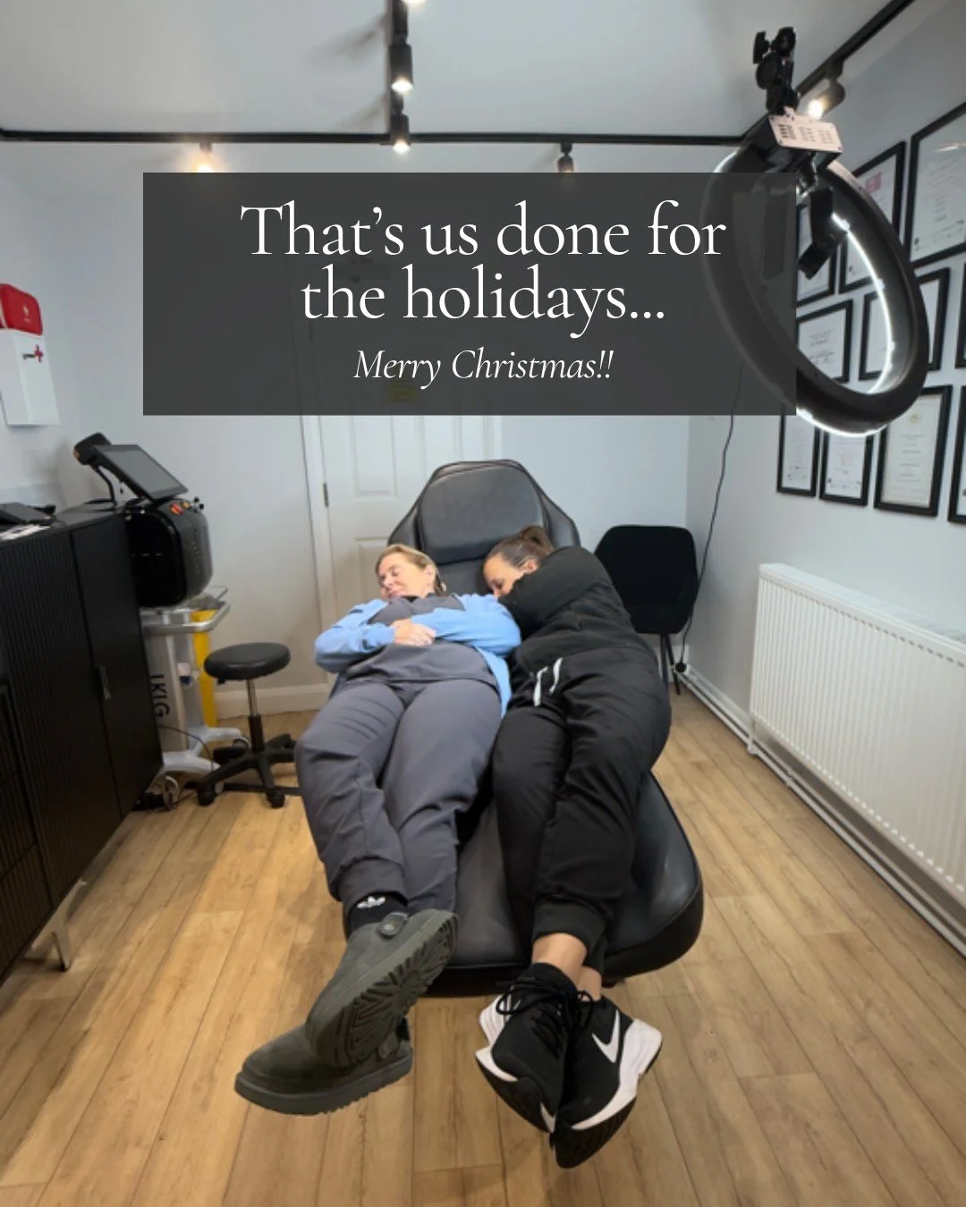 Continuing the tradition of my December wrap up pictures. 🤣 That&rsquo;s me done at the clinic till January.

Thank you so much to my lovely patients for keeping me busy this year and for giving me the busiest months I&rsquo;ve had with appointments