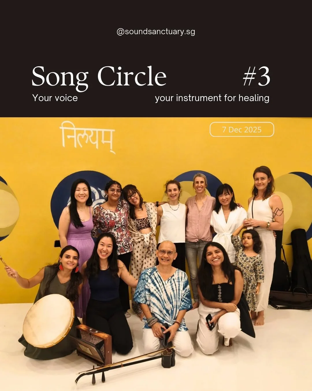 We&rsquo;re truly grateful to everyone for joining our Mantra Song Circle for Peace, to raise funds for Gaza&rsquo;s humanitarian aid last Sunday! 

We are grateful for the kindness of @ashtanganilayam.sg for hosting us in your home! Together with he