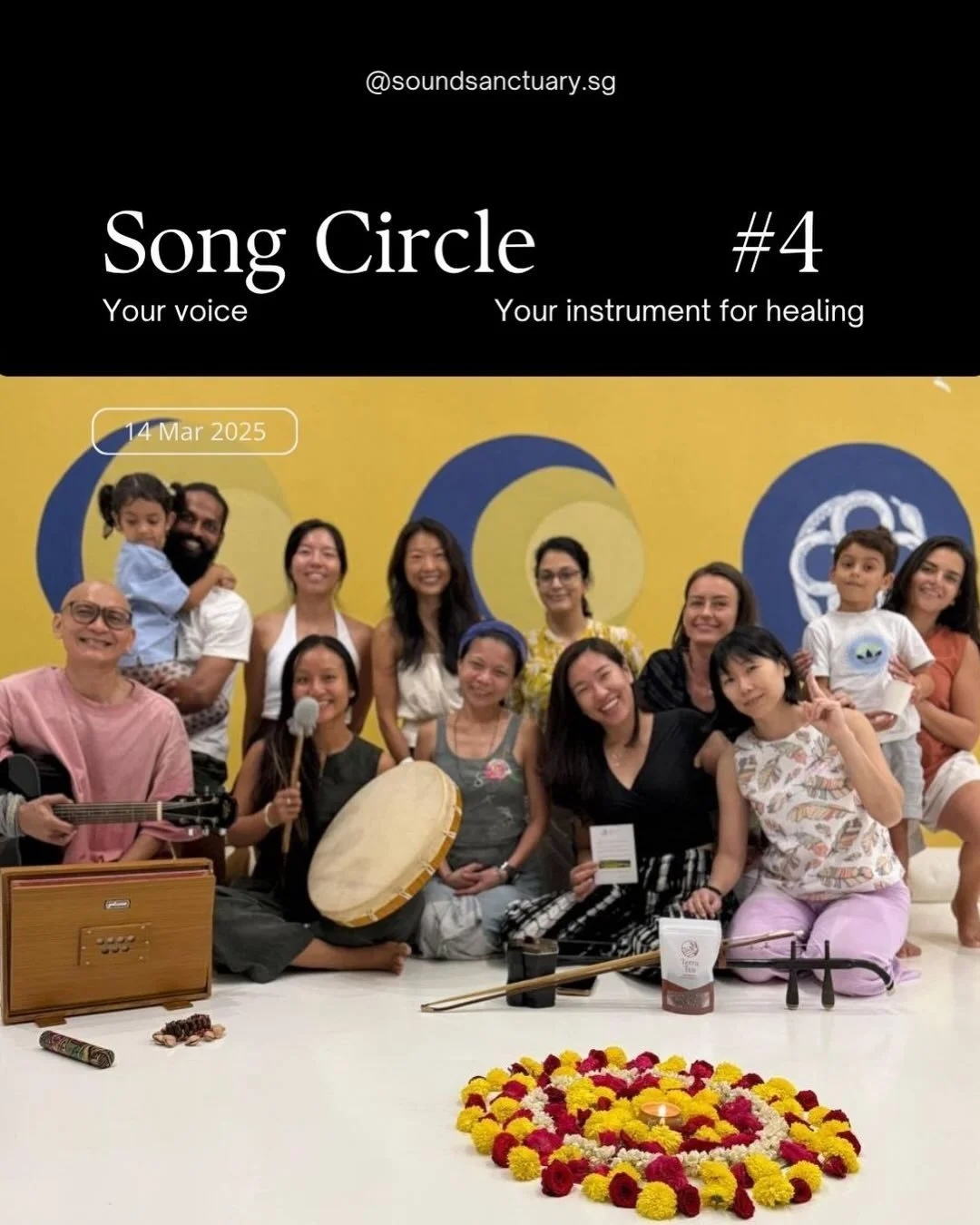 Our fourth song circle, Song Circle for Peace, is one we will remember for a long time.

No performance. No judgment. Just voices, music and a room full of people willing to feel and release together. Amidst the heaviness of the world and in our hear