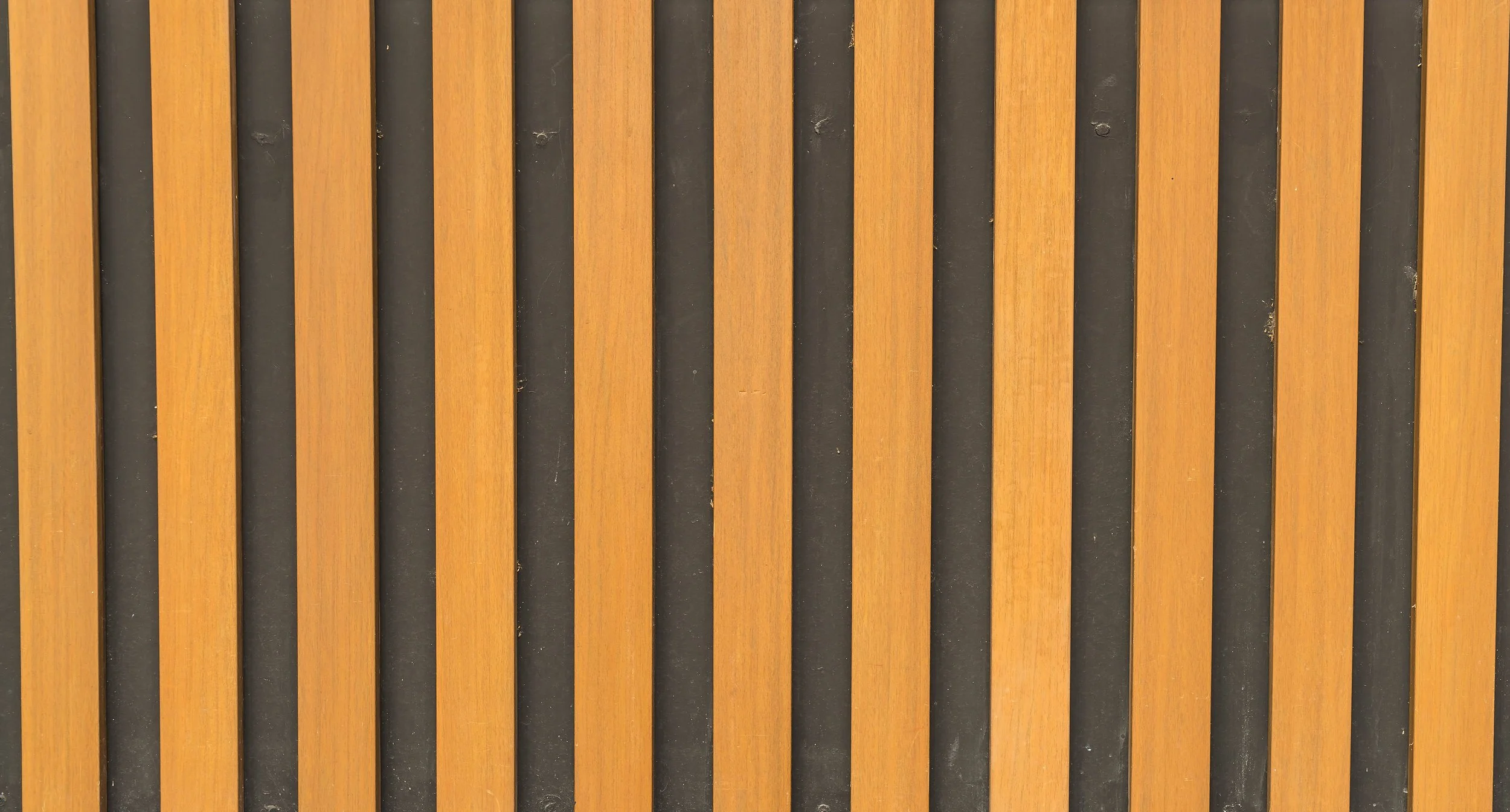 An image of a wall with yellow and brown stripes - Stephen Radl Painting