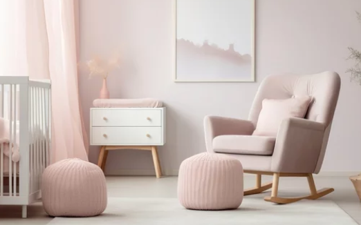 soft pastel, airy fell bedroom wall