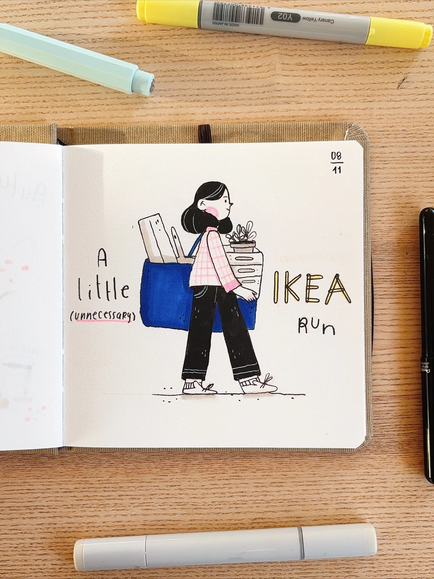 A peek at my sketchbook this week ✨