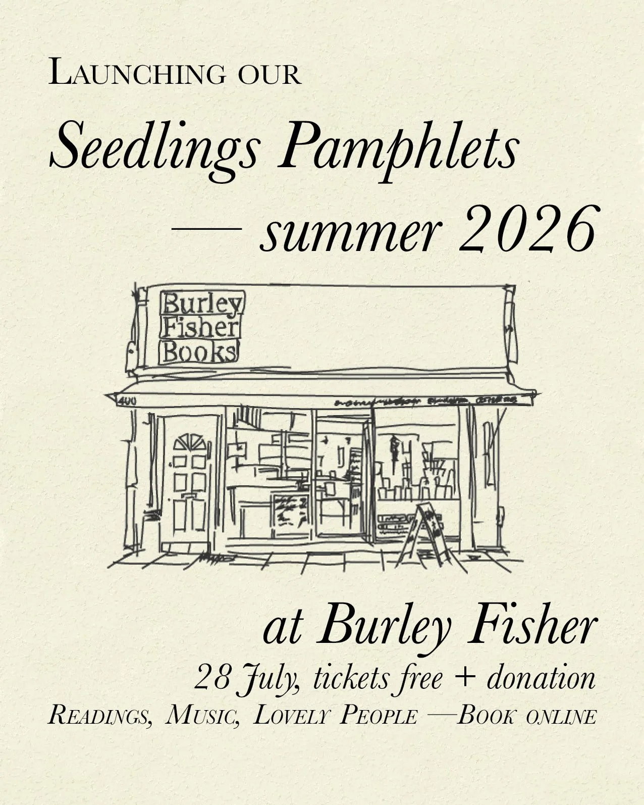 Seedlings Pamphlets Summer Launch