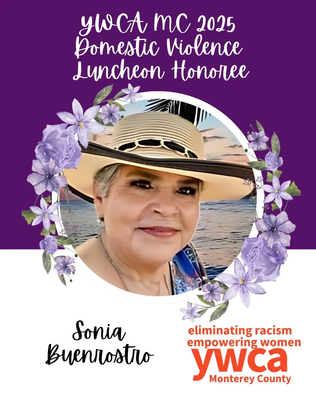 💜 Meet Honoree Sonia Buenrostro💜 Reflecting on 32 incredible years with the Office of the District Attorney, including a decade in the Domestic Violence Unit, Sonia had the honor of making a difference for the vulnerable in Monterey County. Guided