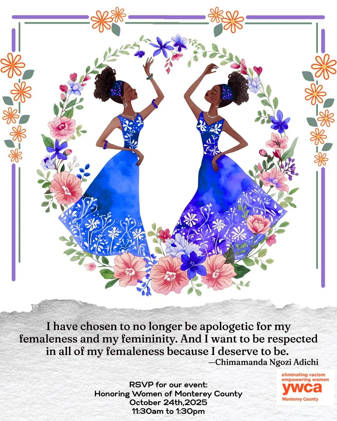 💖 Celebrating the incredible strength and spirit of women at the Women of Monterey County Luncheon! Join us as we honor the trailblazers, dreamers, and leaders making waves in our community. 💪✨Join us on **October 24th** as we come together to hono