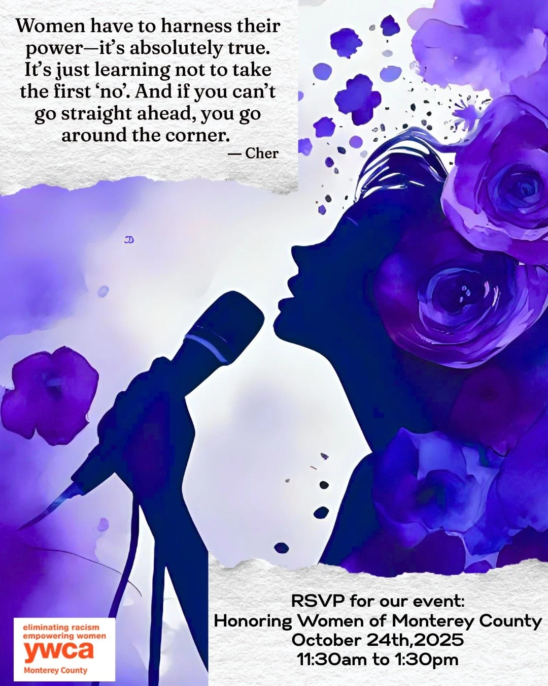 Empowerment is about harnessing your strength and never settling for the first 'no.' Join us at the YWCA Monterey County Luncheon to celebrate the incredible journeys of women who have navigated challenges and emerged stronger. Together, we can inspi