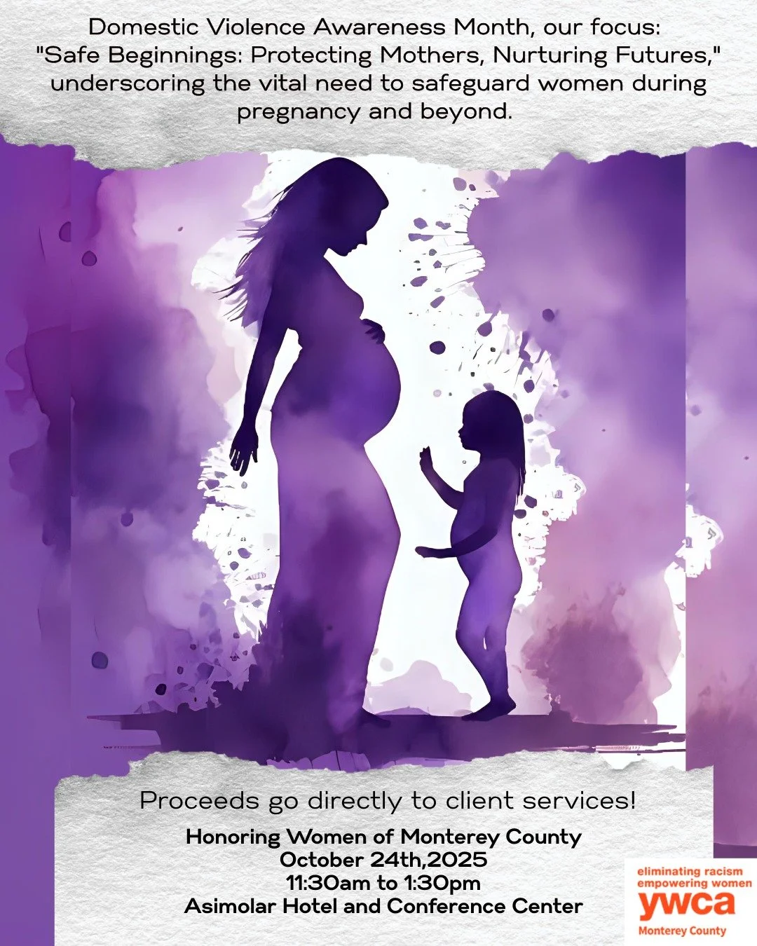 It is #DomesticViolenceAwarenessMonth ! A great way to support families escaping domestic abuse is by attending our inspirational luncheon. Proceeds go directly to client services! Show your support for abuse survivors by attending our #fundraiser lu