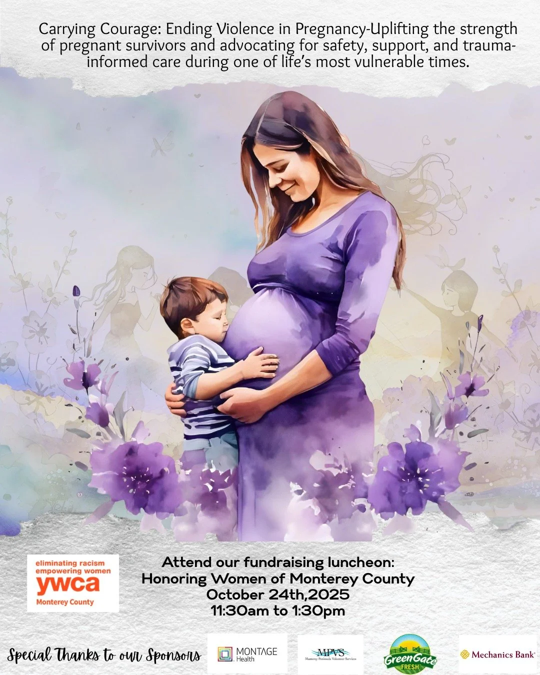 Week two of our#Domesticviolenceawareness month: Carrying Courage! This week, we shine a light on the critical issue of ending violence during pregnancy. 💖 We stand with pregnant survivors, empowering them with the strength and support they deserve